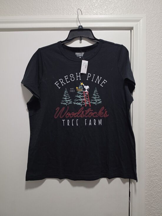 Peanuts Tops - NWT Woodstock's Tree Farm Graphic T-Shirt